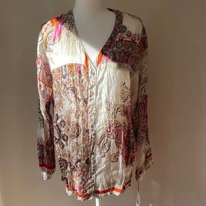 Johnny Was Silk Mayberry Blouse